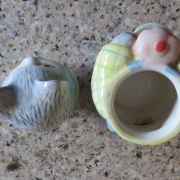 Vintage AVON Sugar Bowl Kitty with Cupcake (F7) - Picture 6 of 7